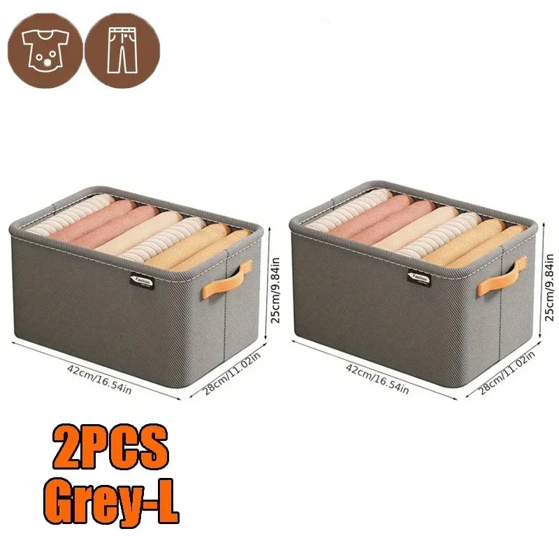 Wardrobe Organizer Box for Storage in The Closet Underwear Drawers Storage Bedroom Cabinet Socks Bra Storage Pants Organizer