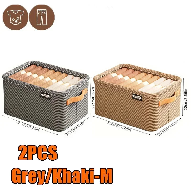 Wardrobe Organizer Box for Storage in The Closet Underwear Drawers Storage Bedroom Cabinet Socks Bra Storage Pants Organizer