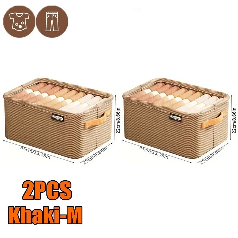 Wardrobe Organizer Box for Storage in The Closet Underwear Drawers Storage Bedroom Cabinet Socks Bra Storage Pants Organizer