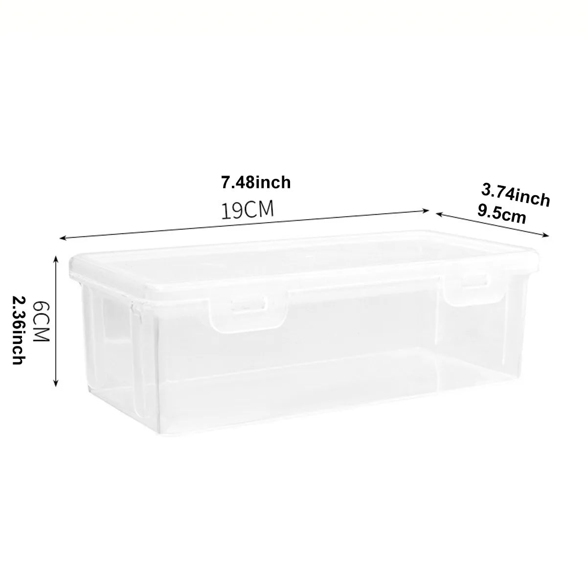 1pc data cable storage box with lid, charger, USB flash drive, headphone storage container, miscellaneous sorting box