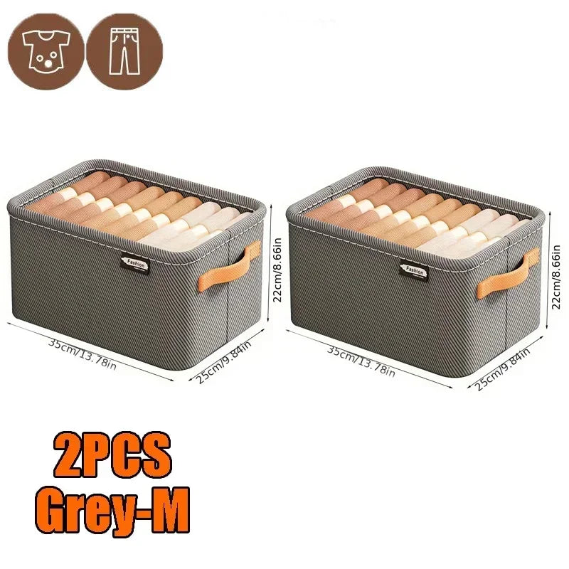 Wardrobe Organizer Box for Storage in The Closet Underwear Drawers Storage Bedroom Cabinet Socks Bra Storage Pants Organizer