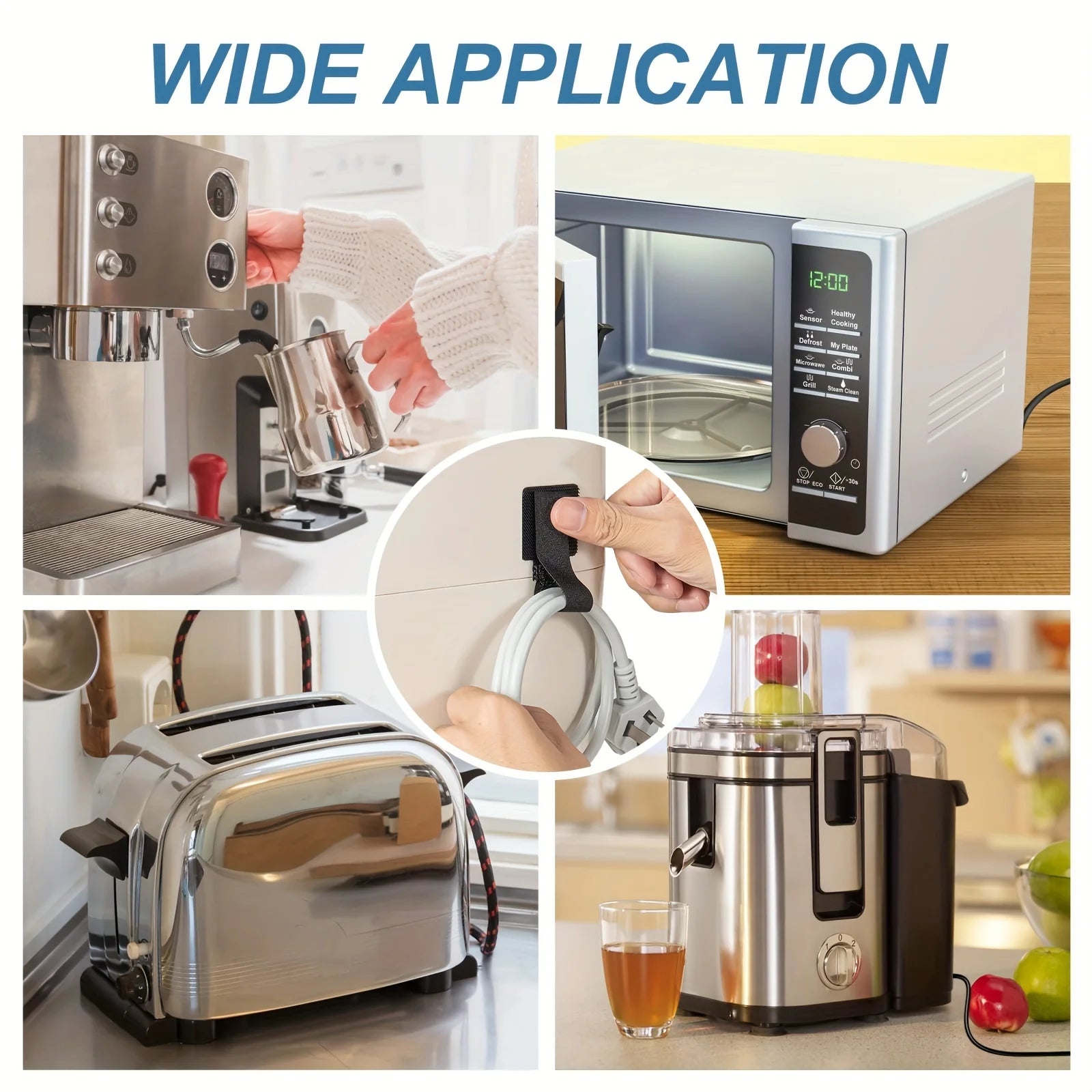 10PCS Cord Organizer For Appliances, Premium Appliance Cord Organizer, Cord Holder For Mixer, Coffee Maker, Blender, Air Fryer,