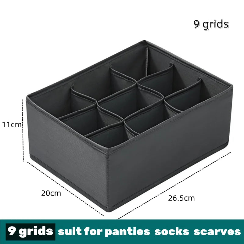 Organizer For Underwear Socks Bra Pants Scarf Tie Storage Box Jeans Clothing Organization Dividers For Drawers Clothes Organizer