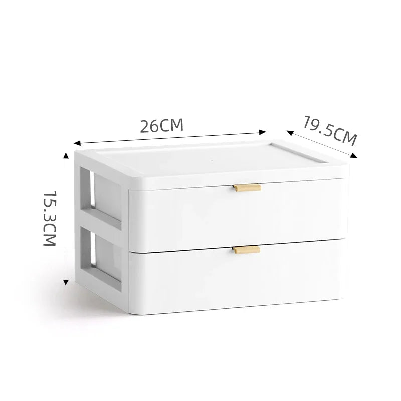 Desktop Organizer Drawer Cosmetic Rack Jewelry Storage Box